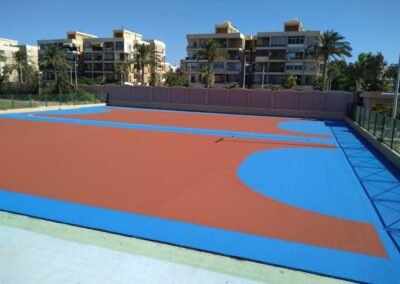 ملاعب متعددة الاغراض بكلية التربية الرياضية بنين – جامعة الاسكندرية