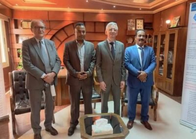 برفقة رئيس البعثة التعليمية