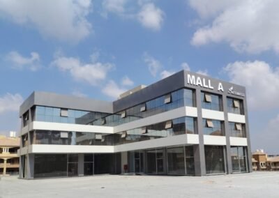 مشروع مركز تجارى و ادارى بمدينه الخمايل مدينه السادس من اكتوبر المرحله الثانيه